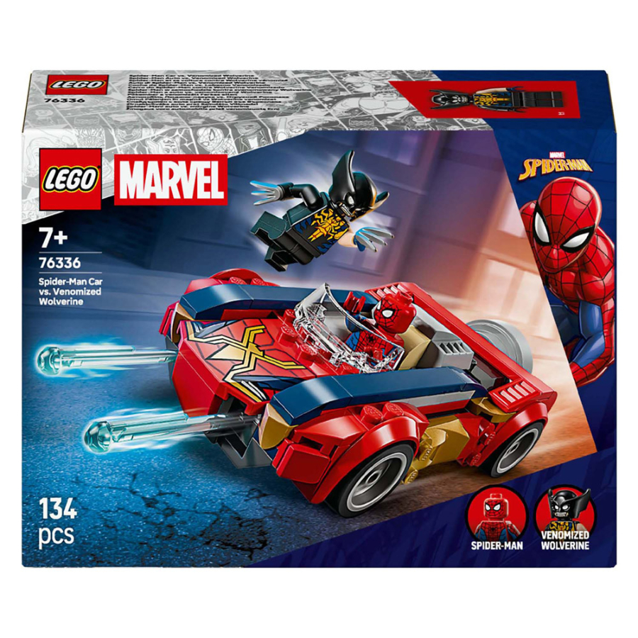 LEGO Super Heroes Marvel Spider-Man Car Versus Venomized Wolverine
