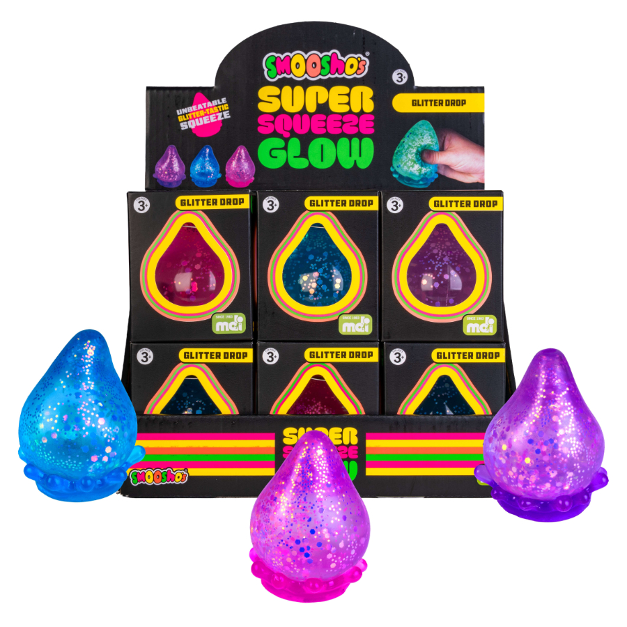 Smooshos Super Squishy Glitter Drop Assorted