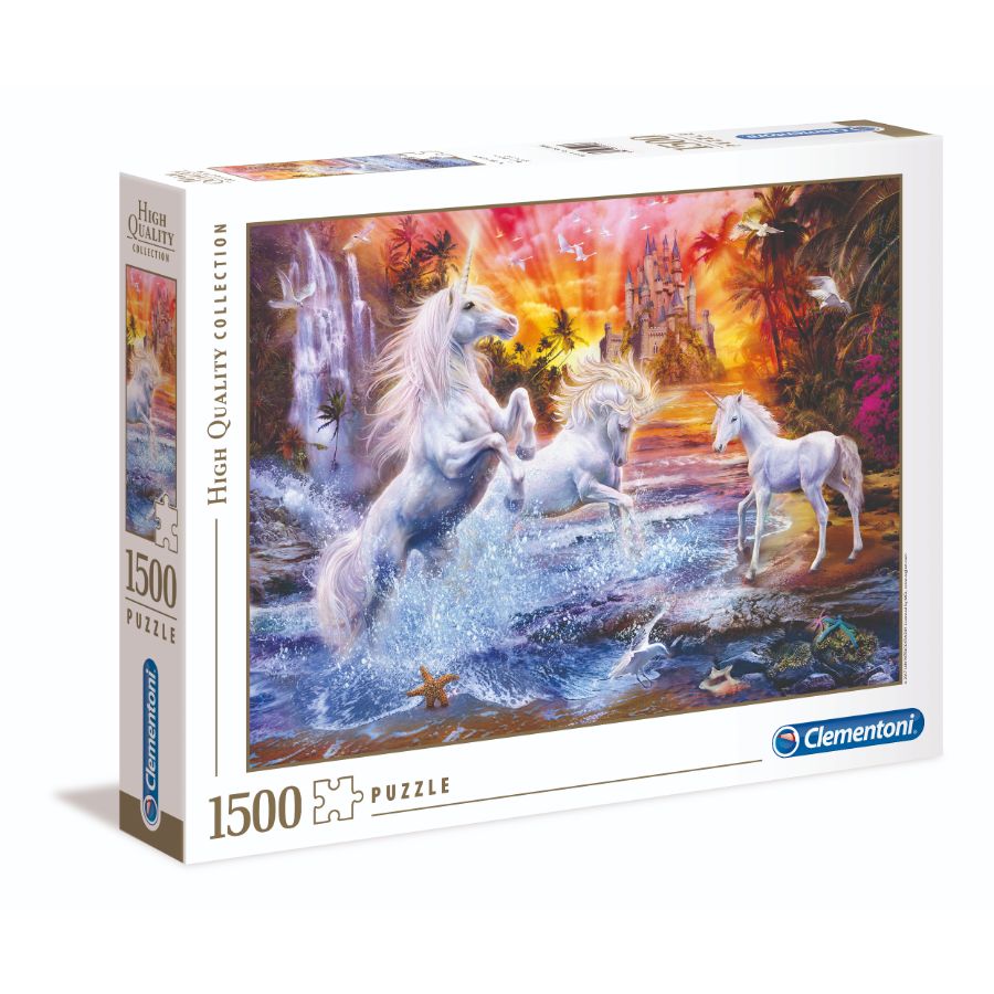 Clementoni Puzzle 1500 Piece Wild Unicorns