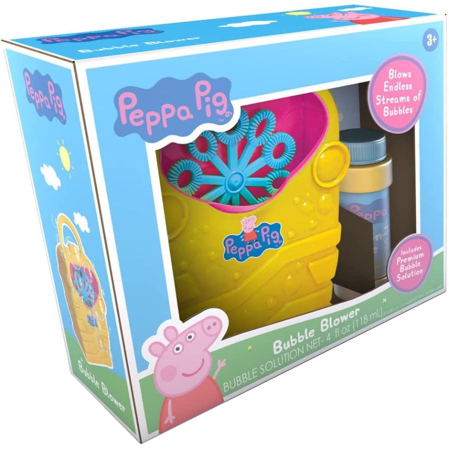 Peppa Pig Bubble Machine With Bubble Mix