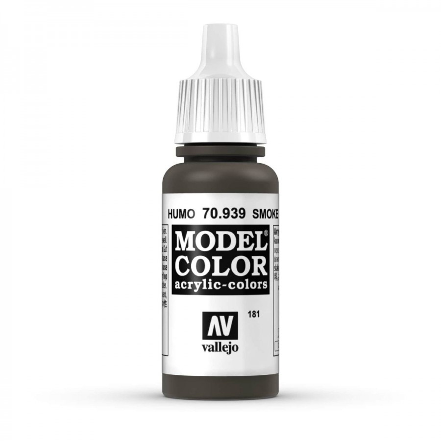 Vallejo Acrylic Paint Model Colour Transparent Smoke 17-18ml