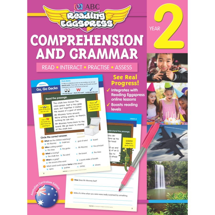 ABC Reading Eggspress Comprehension & Grammar Year 2