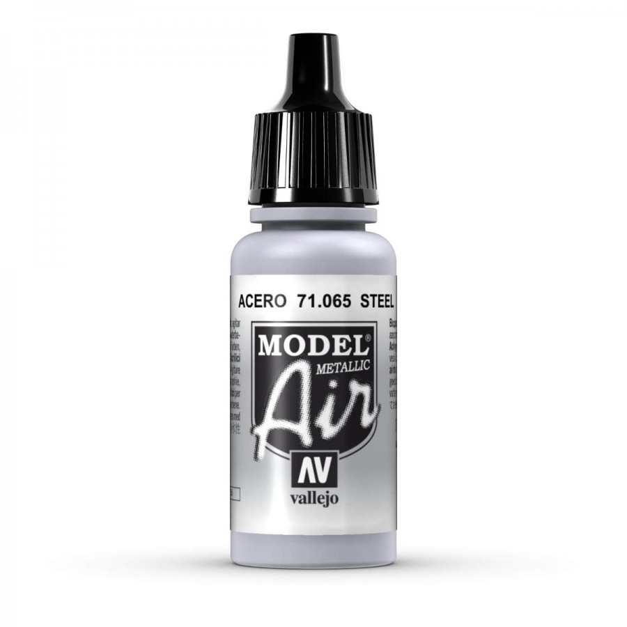 Vallejo Acrylic Paint Model Air Steel 17ml