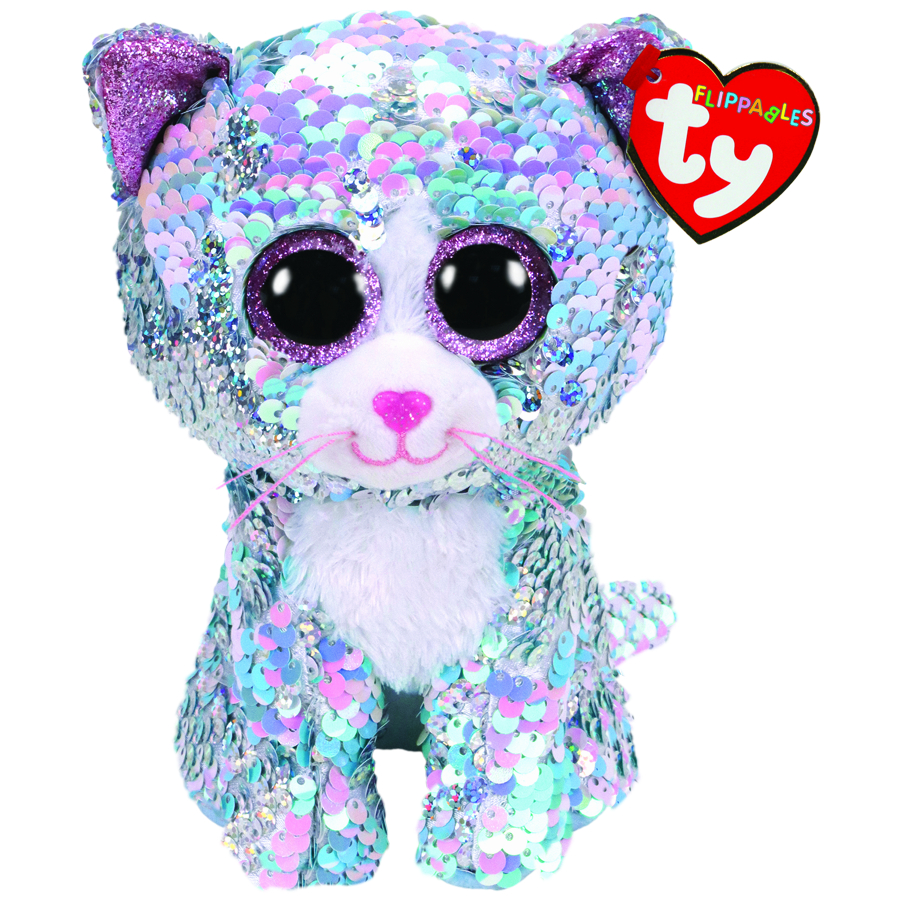 Beanie Boos Flippables Regular Plush Whimsy Blue Cat