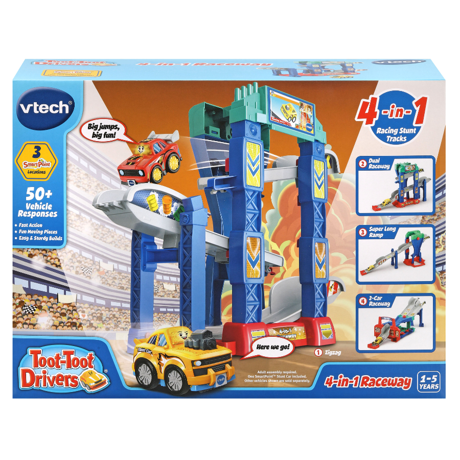 VTech Toot- Toot Drivers 4 In 1 Raceway