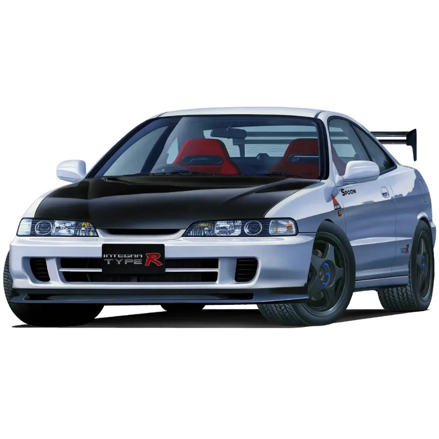 Fujimi Model Kit 1:24 Spoon Integra Type R DC2 With GT W Wing