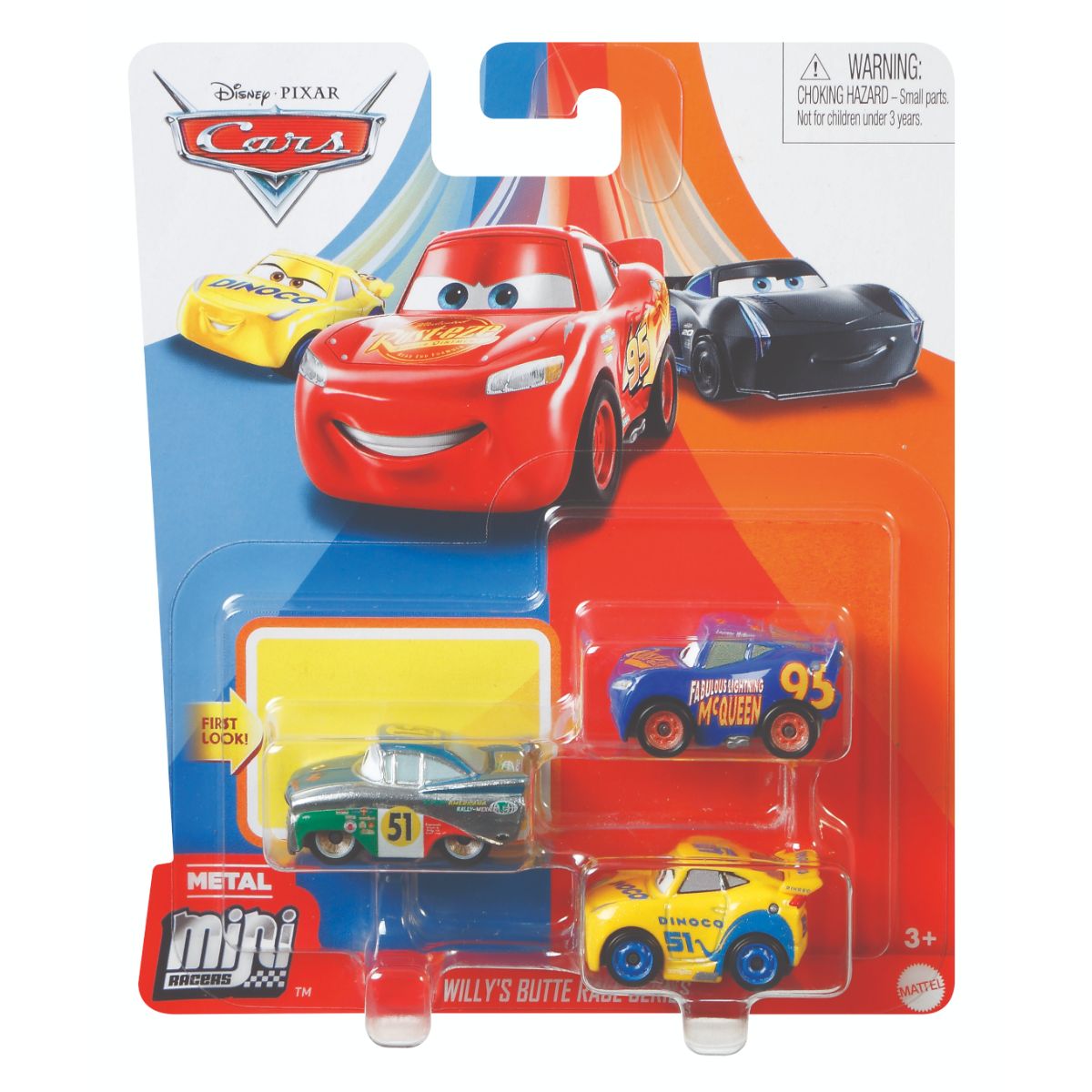 Cars mini racers 3 pack hot sale