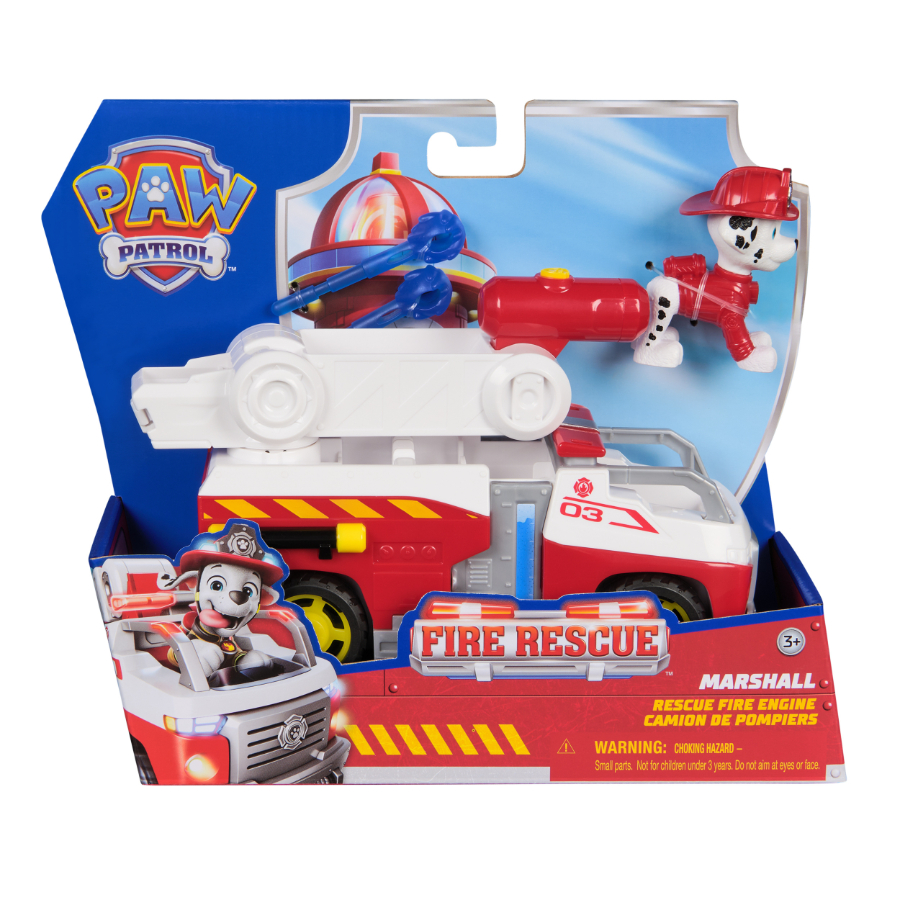 Paw Patrol Fire Rescue Vehicle & Figure Marshall