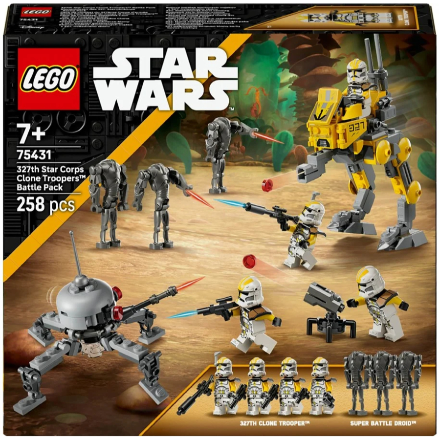 LEGO Star Wars 327th Star Corps Clone Troopers Battle