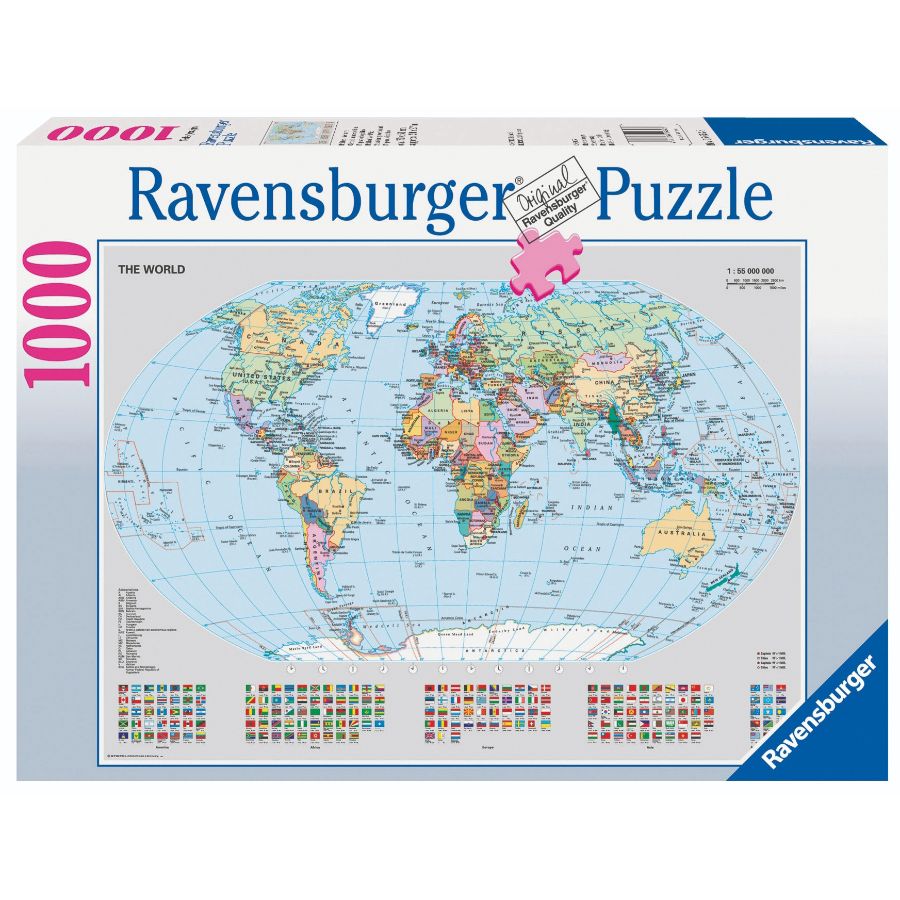 Ravensburger Puzzle 1000 Piece Political World Map
