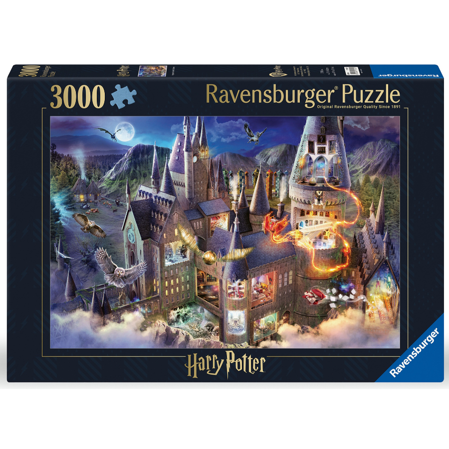 Ravensburger Puzzle 3000 Piece Hogwarts Castle Cutaway