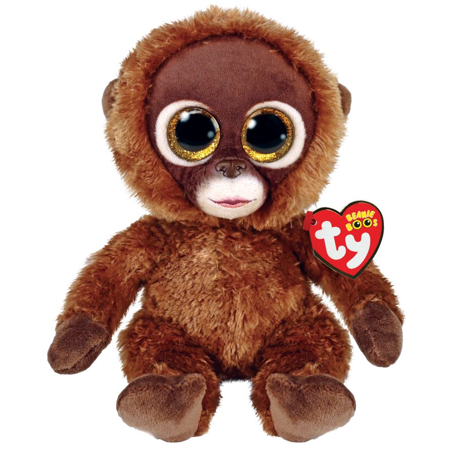 Beanie Boos Regular Plush Chessie Monkey Brown
