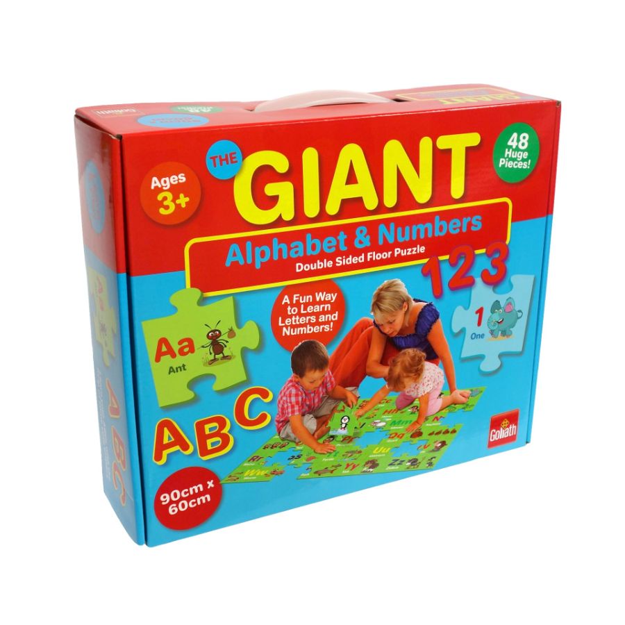 Giant Floor Puzzle 48 Piece Alphabet & Numbers