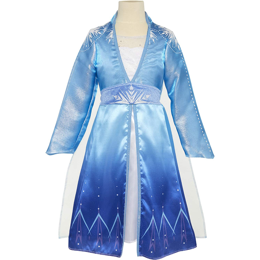 Disney Frozen Elsa Adventure Dress Childrens Costume Size 4-6