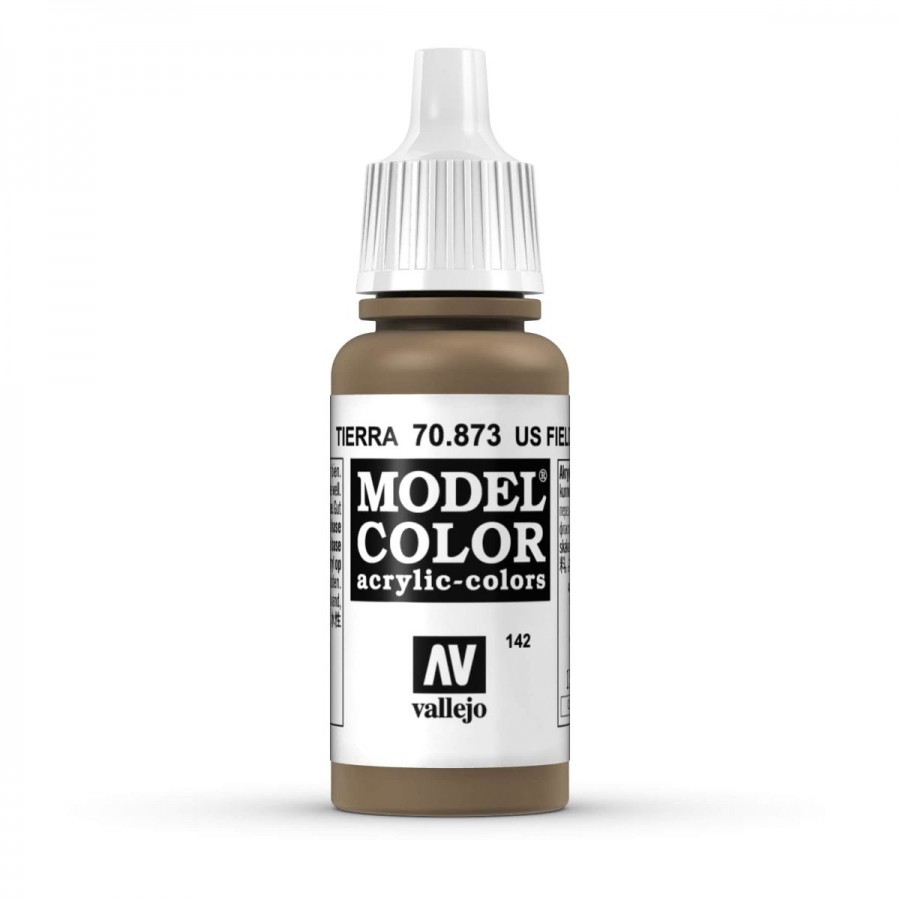 Vallejo Acrylic Paint Model Colour US Field Drab 17-18ml