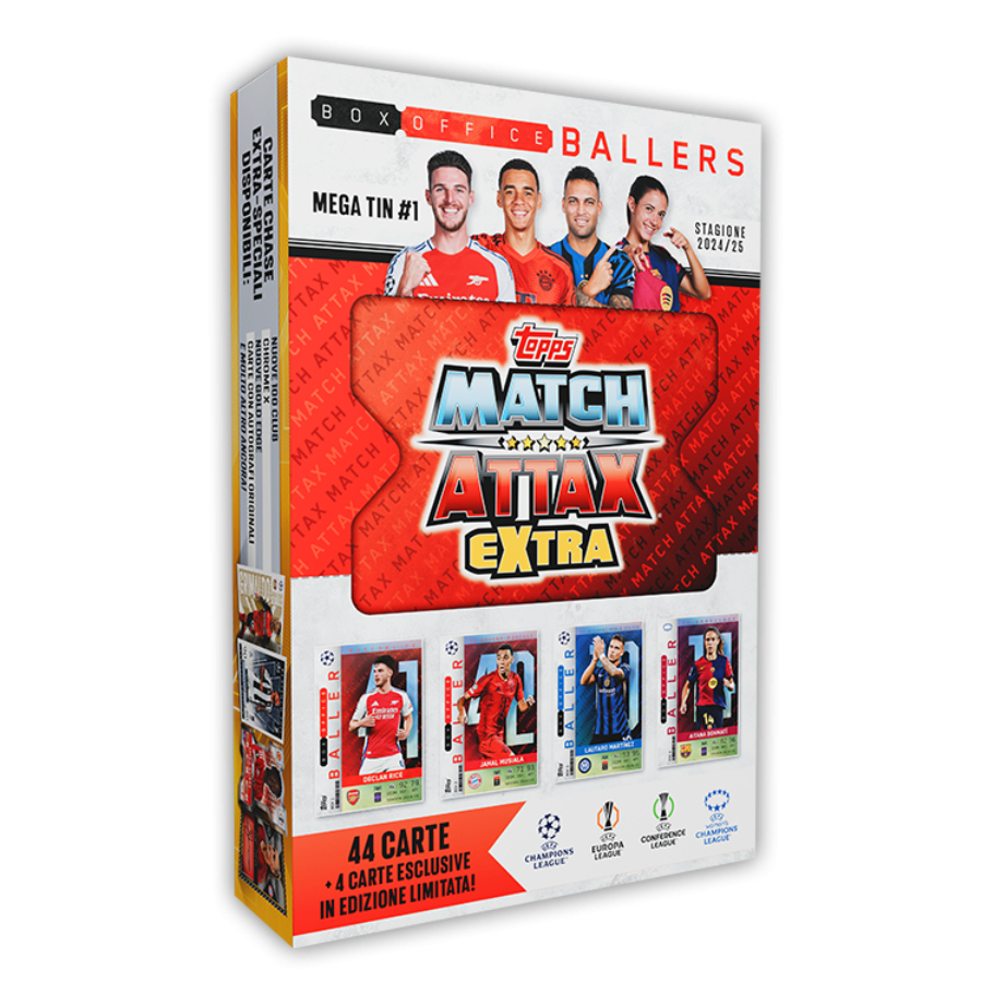 Match Attax UEFA EXTRA Champions League 2024-25 Edition Trading Cards Mega Tin Assorted
