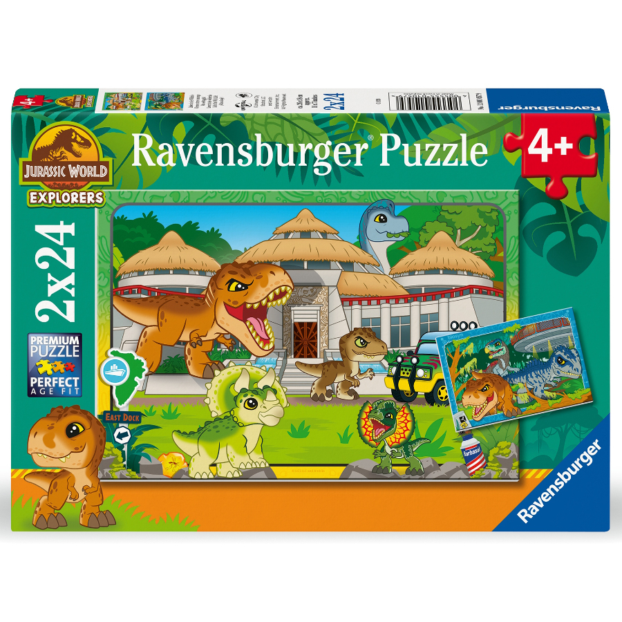 Ravensburger Puzzle 3x49 Piece Jurassic World Explorers