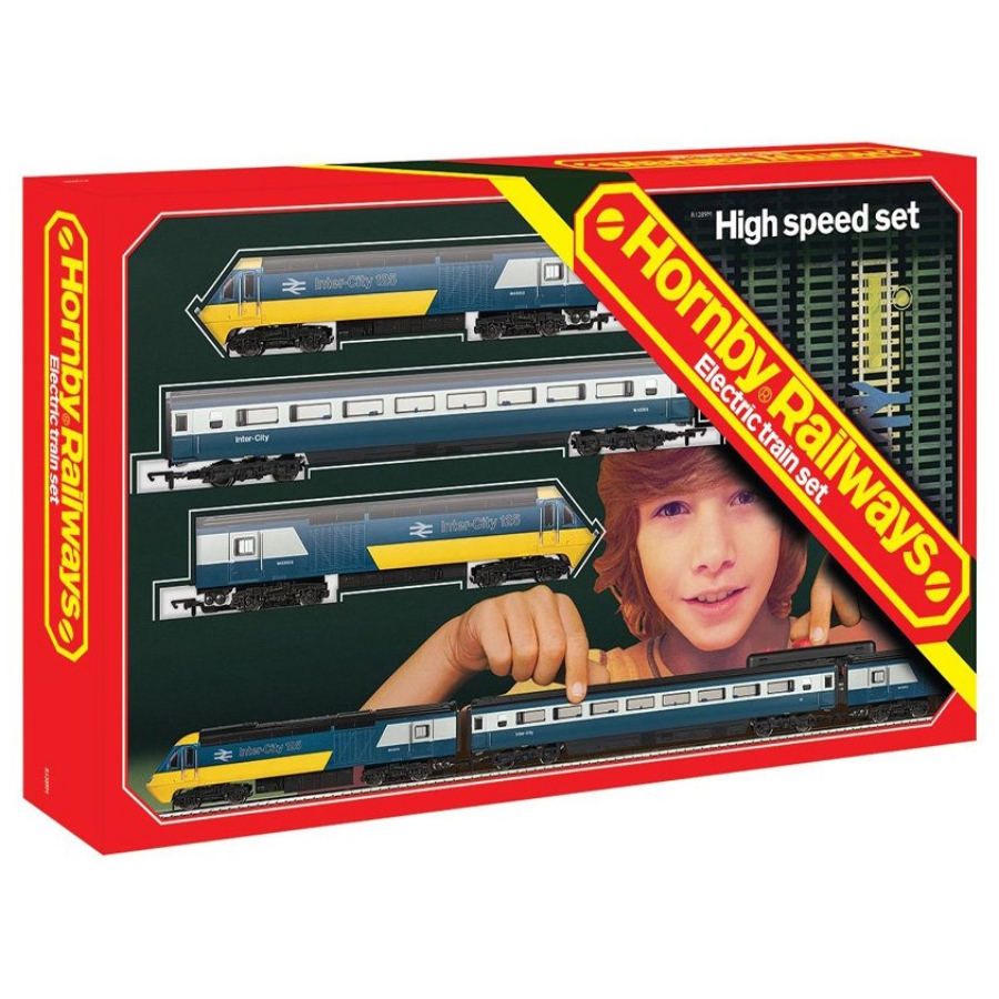 Hornby Rail Trains HO-OO Set BR High Speed Train
