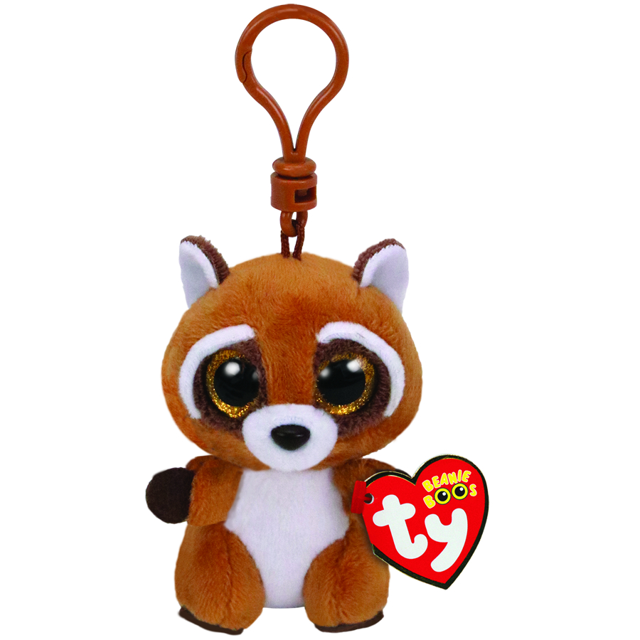 Beanie Boos Clips Rusty Raccoon