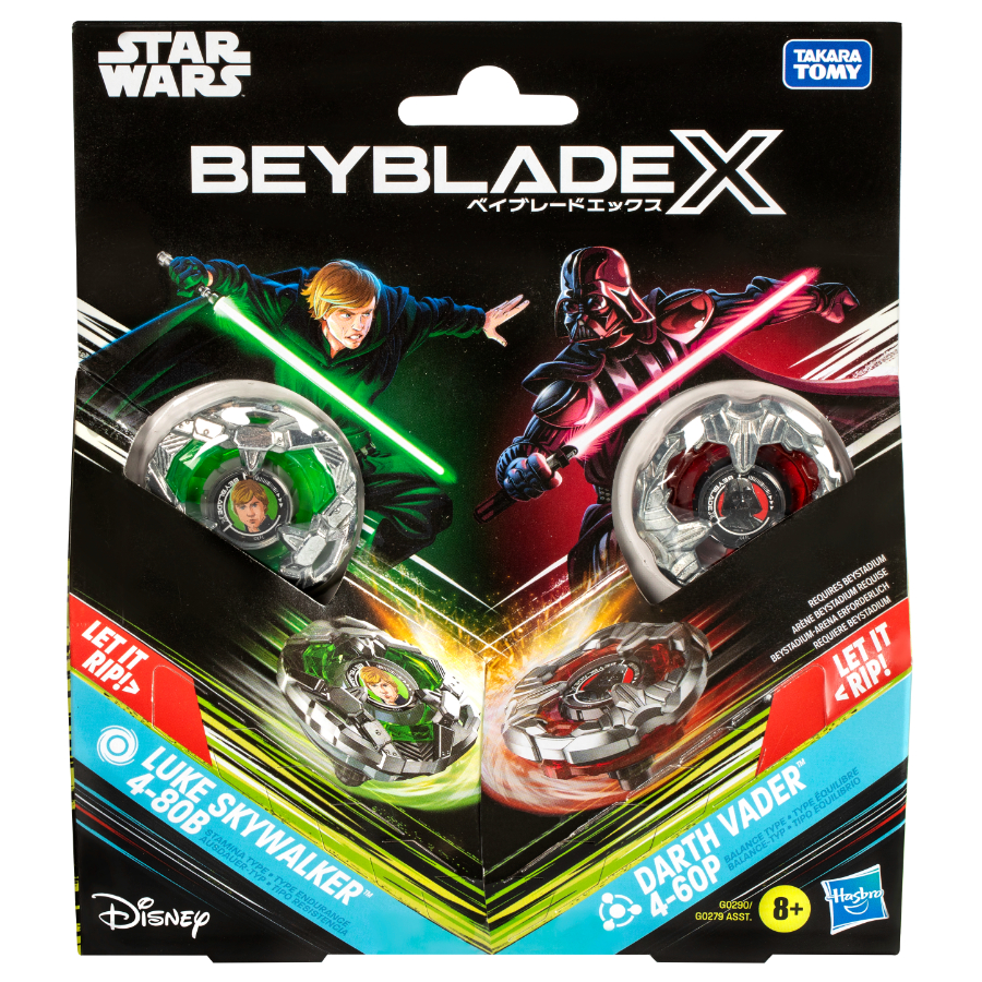 Beyblade X Darth Vader & Luke Skywalker Pack