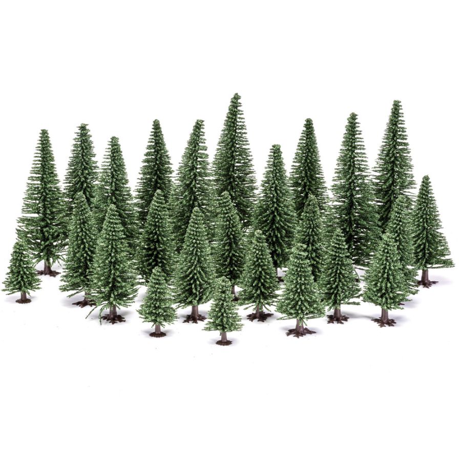 Hornby Rail Trains HO-OO Scenics Hobby Fir Trees Bulk Pack