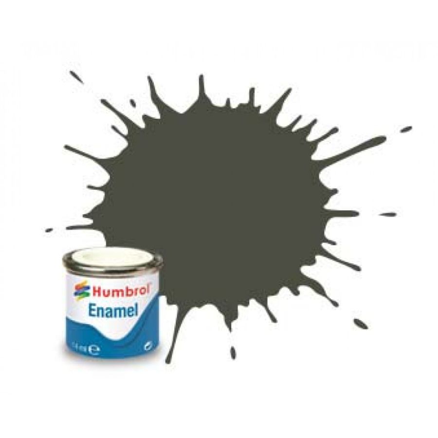 Humbrol Enamel Paint Dunkelgrun Matt