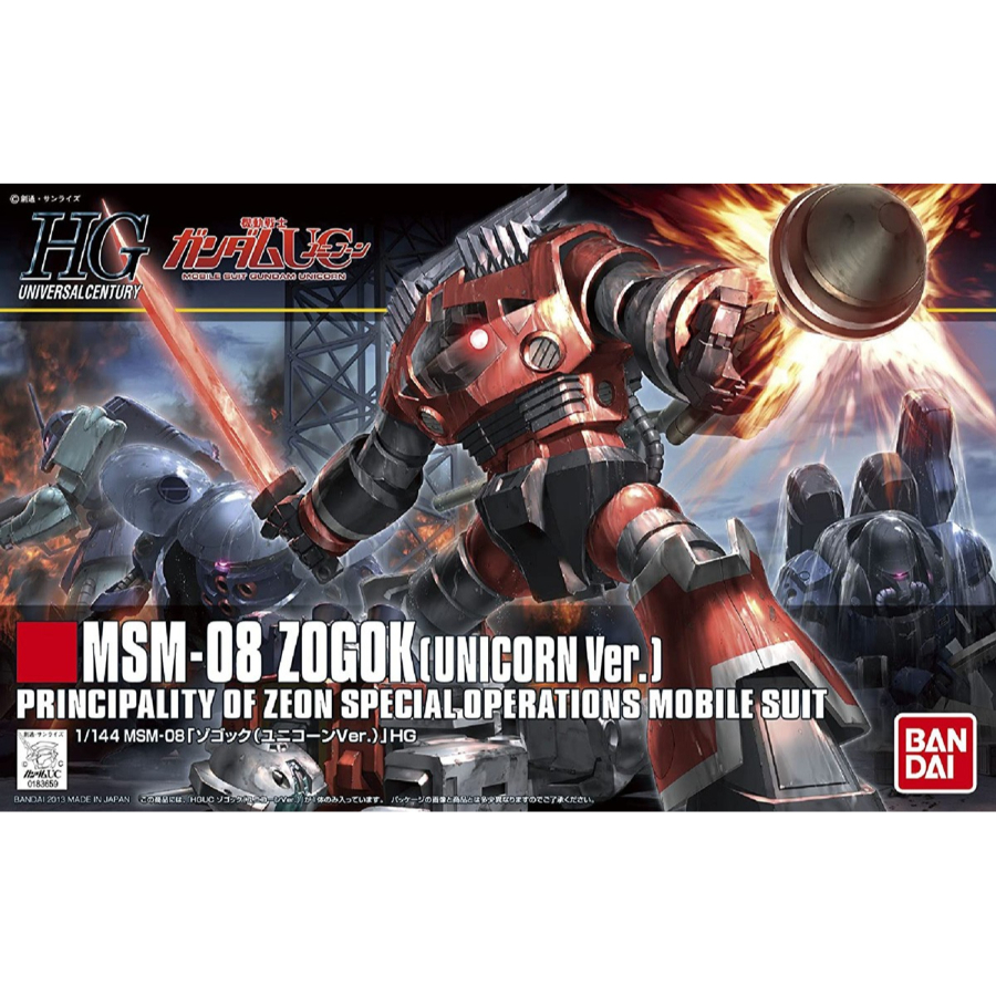 Gundam Model Kit 1:144 HGUC Zogok Unicorn Version