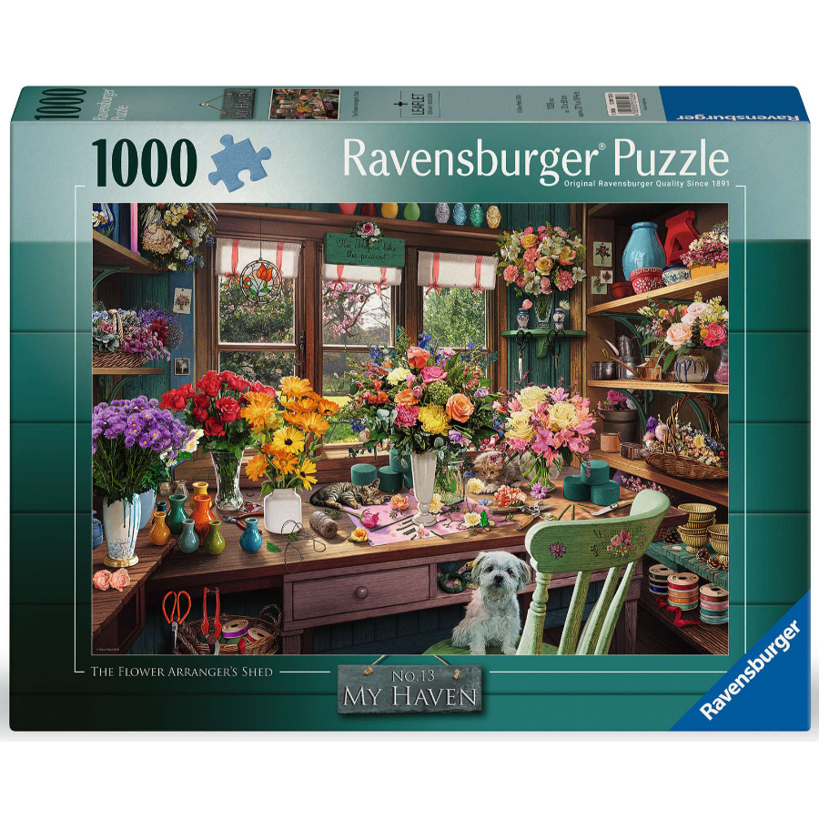 Ravensburger Puzzle 1000 Piece My Haven No 13 Flower Arranger