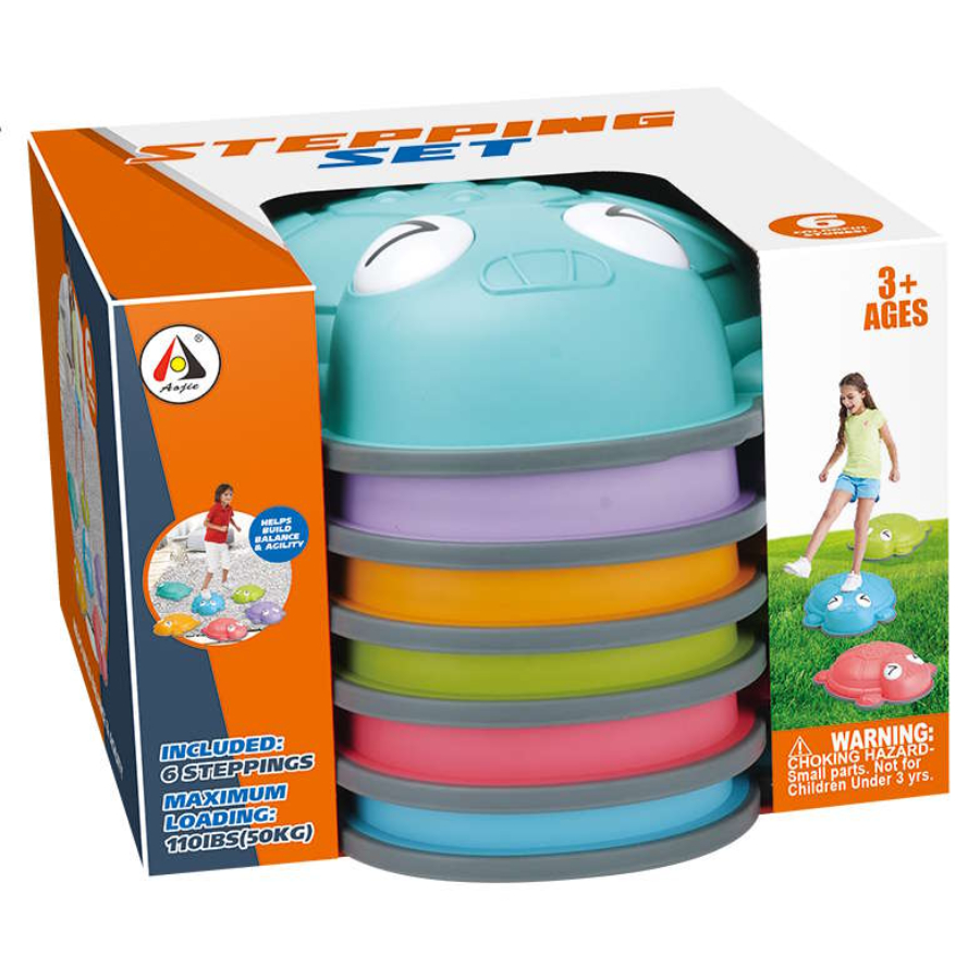 Turtle Balancing Stepping Stones For Kids 6 Pack