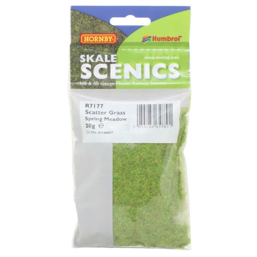 Hornby Rail Trains HO-OO Scenics Static Grass Spring Meadow