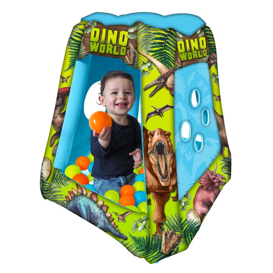 Inflatable Ball Pit With 20 Balls Dinosaur