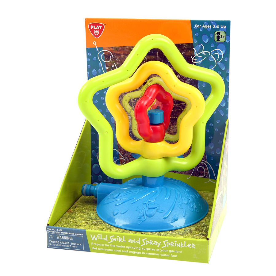 Wild Aqua Swirl & Spray Sprinkler