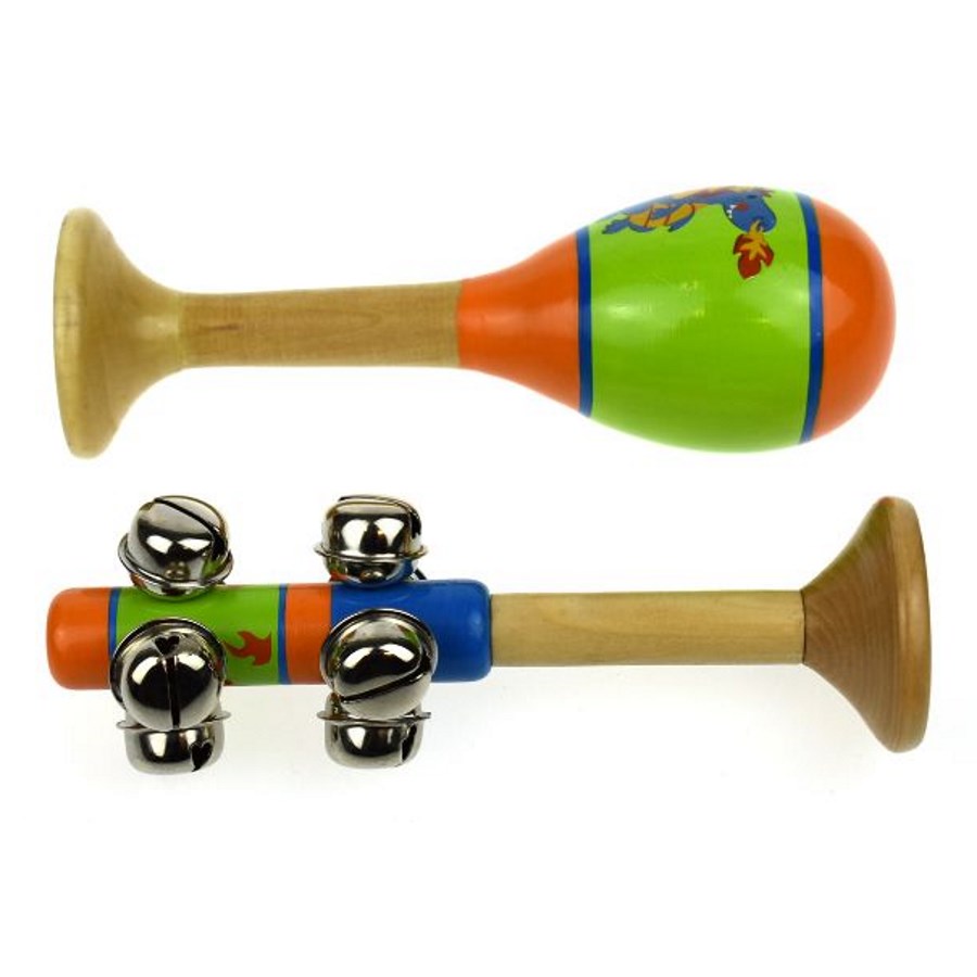 Maraccas & Bell Stick Dragon