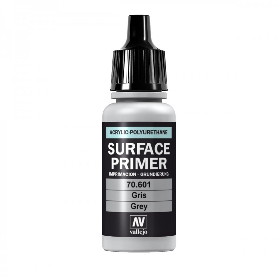 Vallejo Acrylic Paint Model Colour Surface Primer Grey 17ml