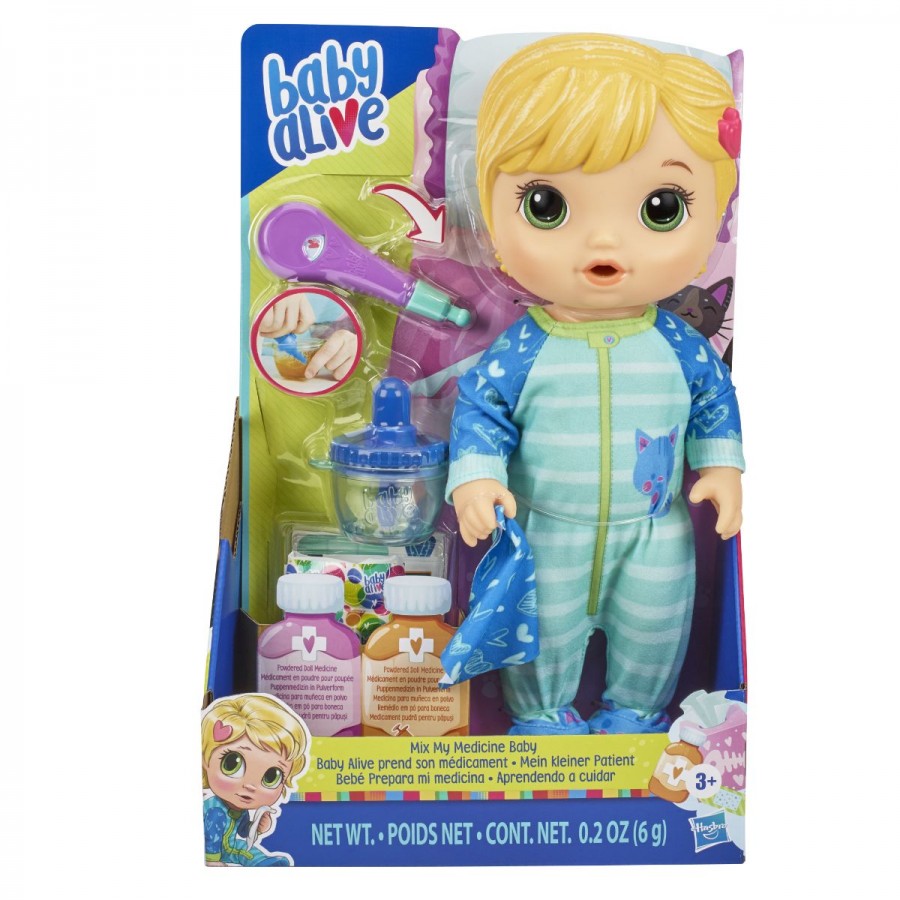 Baby Alive Mix My Medicine Doll