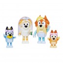 Bluey Series 10 Figurine 4 Pack With Accessories Assorted