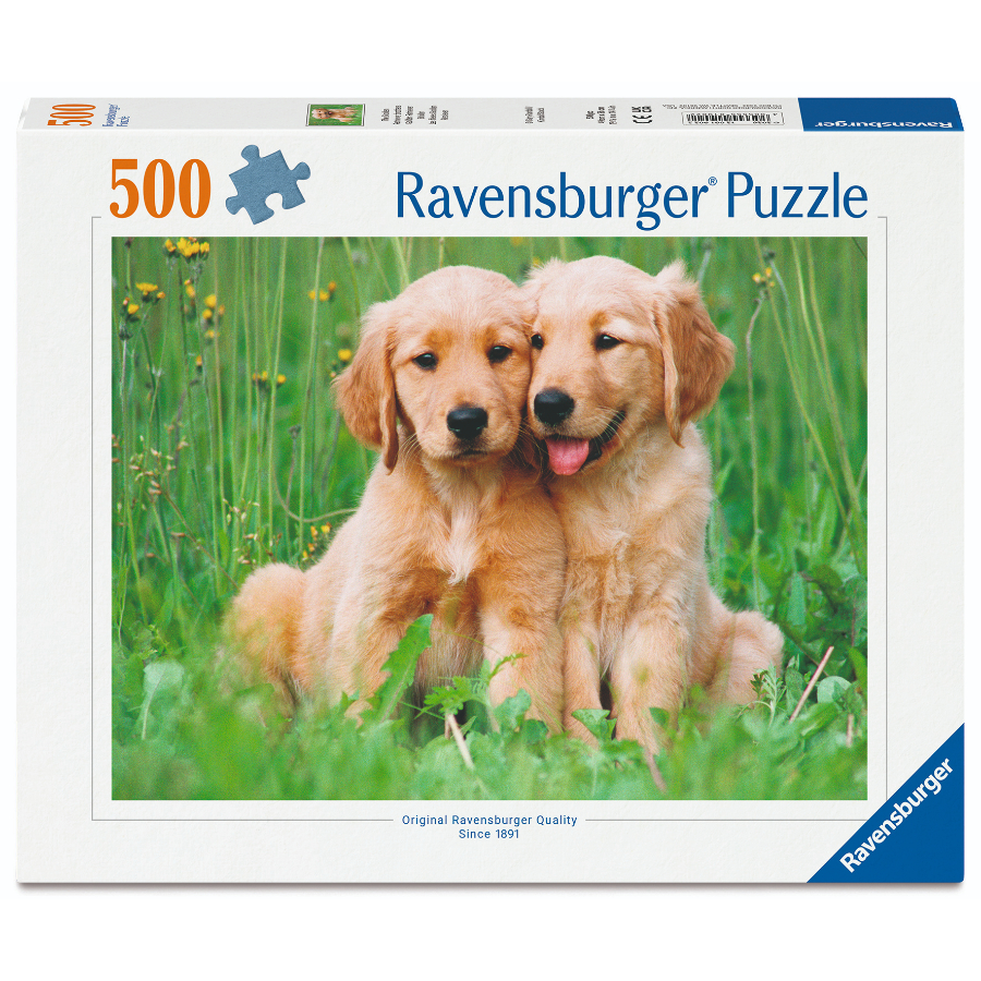 Ravensburger Puzzle 500 Piece The Golden Retriever Brothers