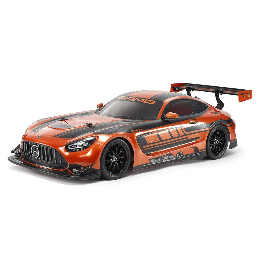 Tamiya Radio Control 1:10 TT-02 Mercedes-AMG GT3 EVO Orange Painted Body