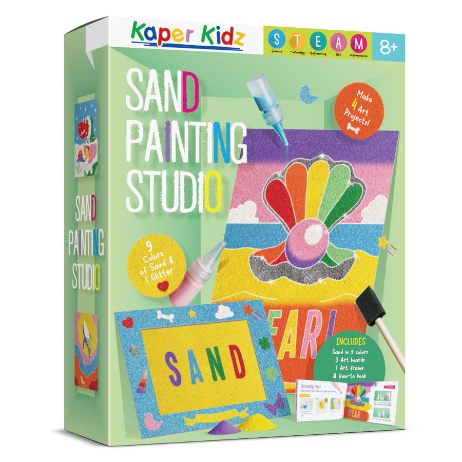 Kaper Kidz Sand Painting Studio Craft Kit 