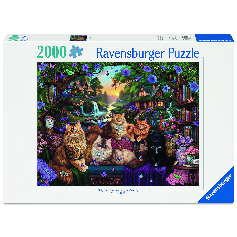 Ravensburger Puzzle 2000 Piece Cat Tail Cottage
