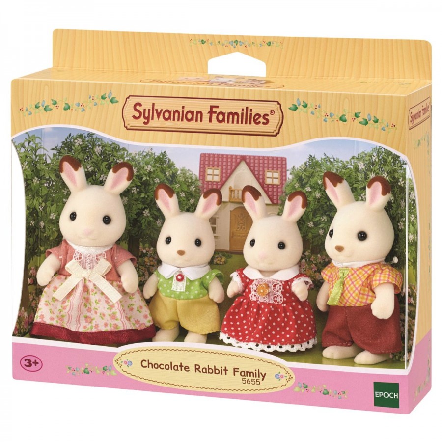 Sylvanian Families Chocolate Rabbit Family