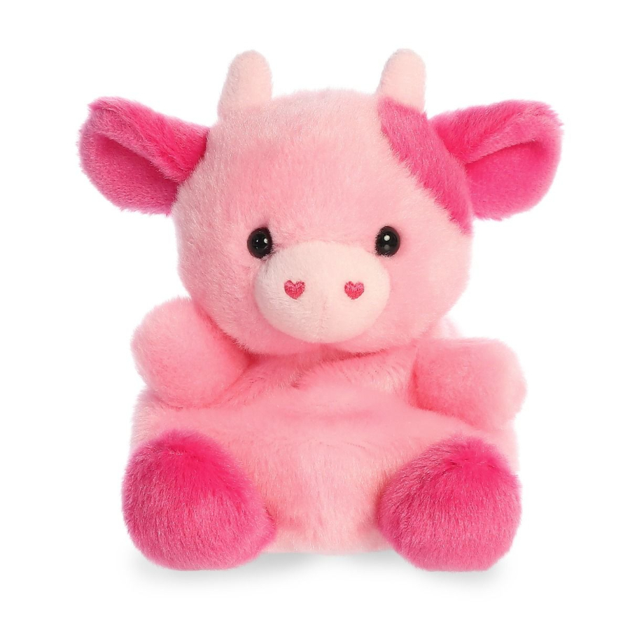 Palm Pals Plush 13cm Blossom Pink Cow