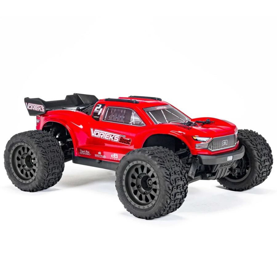 Arrma Radio Control 1:10 Vorteks 4X2 Boost Mega 2WD Red Stadium Truck RTR