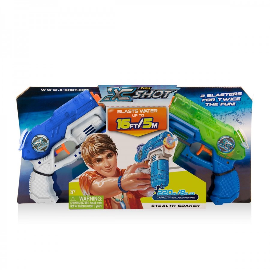XSHOT Water Pistol Stealth Soaker Twin Pack