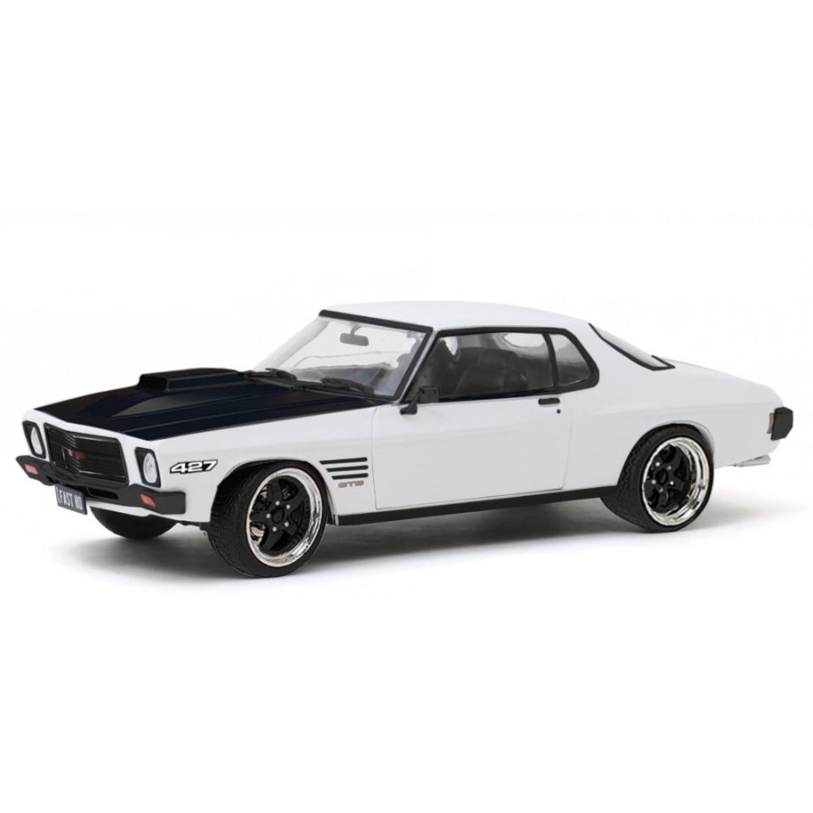 DDA Diecast 1:24 1973 HQ White 2 Door Holden Monaro With MFP Bonnet