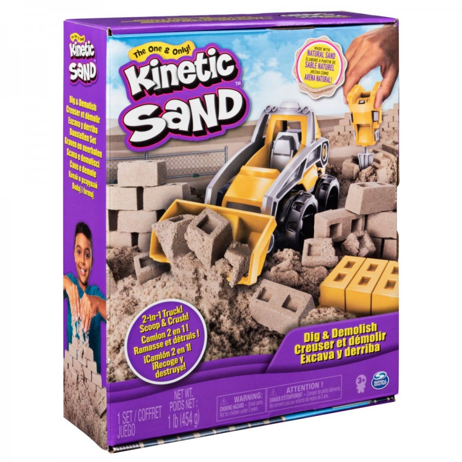 Kinetic Sand Dig & Demolish