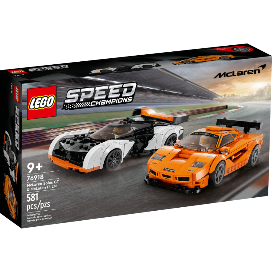 LEGO Speed Champions Mclaren Solus GT & Mclaren F1 LM
