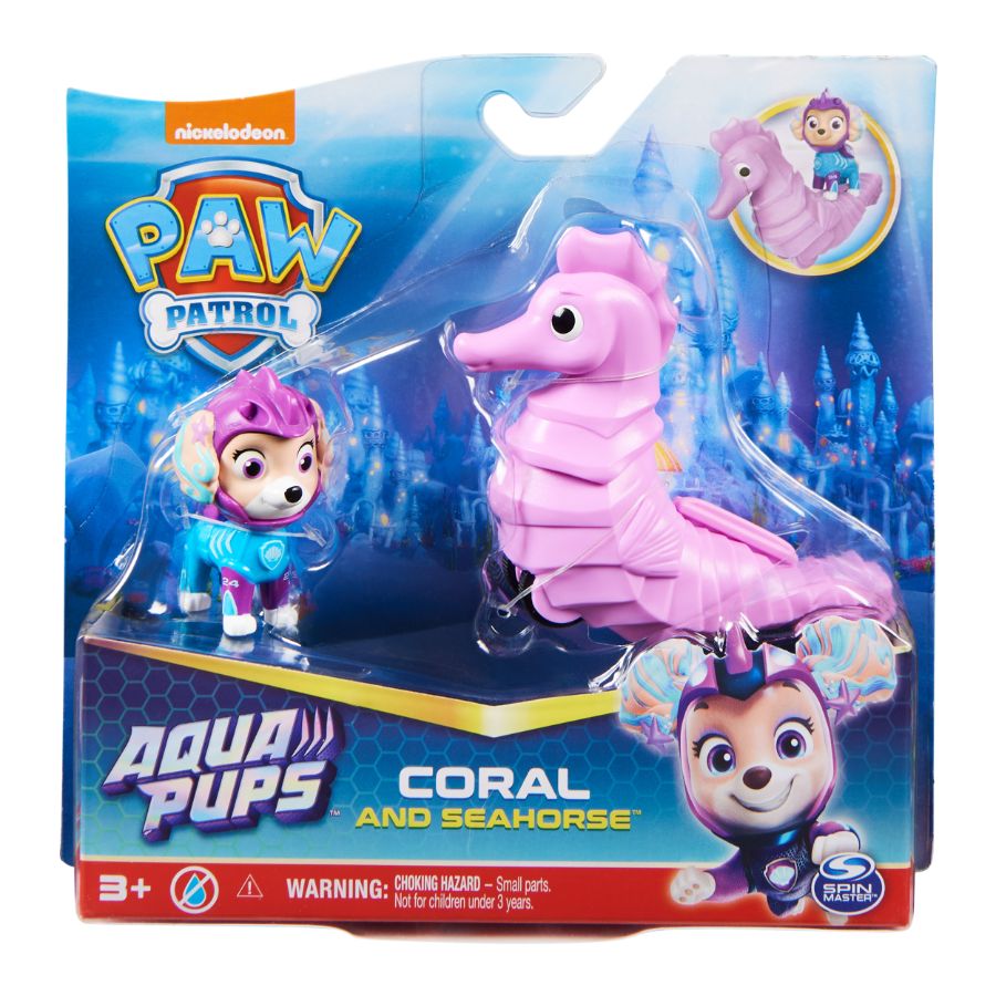 Paw Patrol Aqua Pups Hero Pup & Sea Creature Assorted