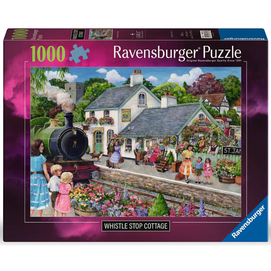 Ravensburger Puzzle 1000 Piece Whistle Stop Cottage