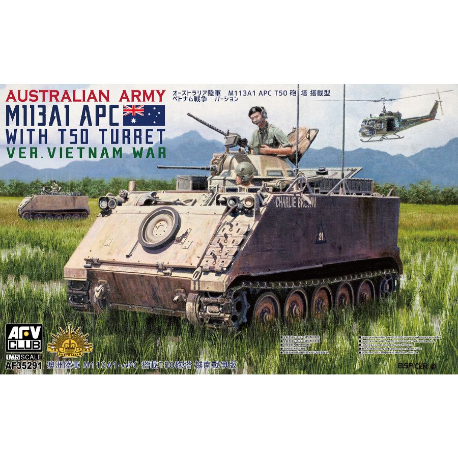 AFV Club Model Kit 1:35 M113A1 LRV Australian Decals